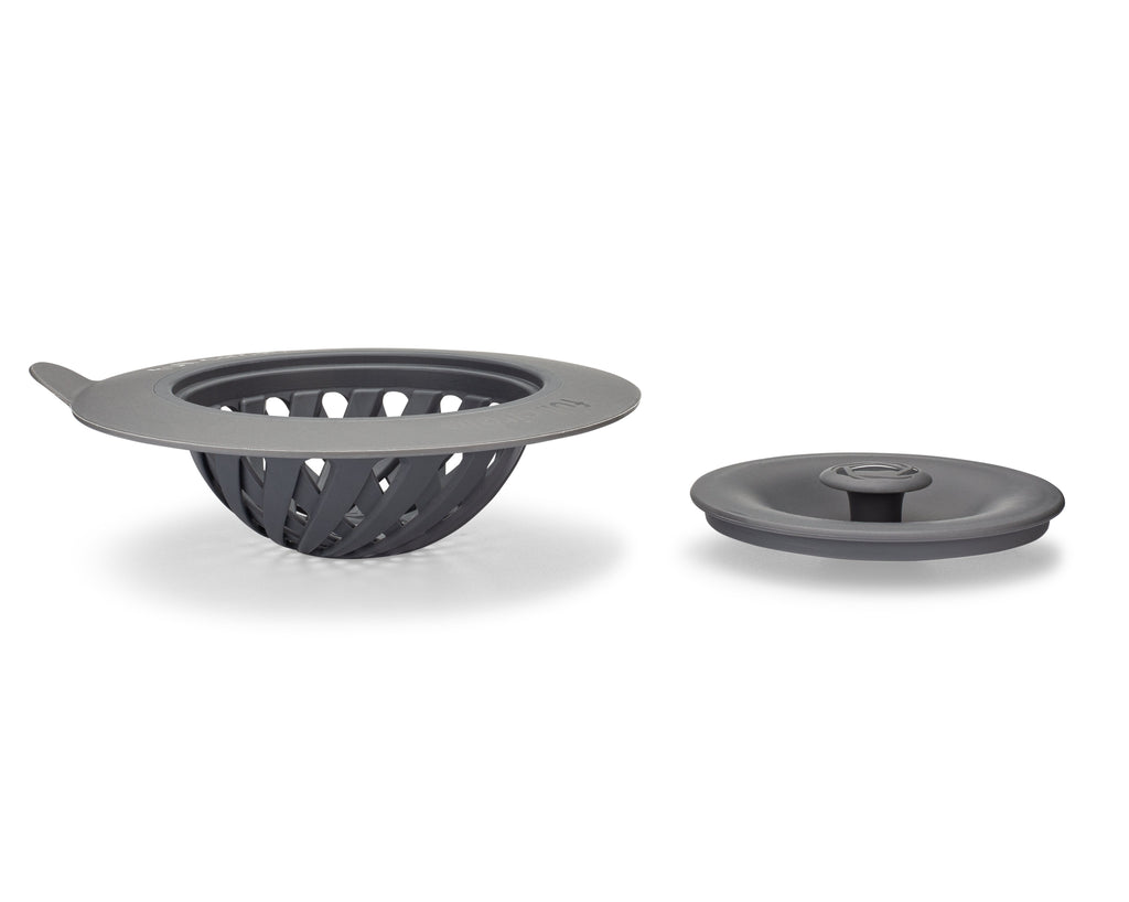 Catch & Close Sink Strainer - Gray