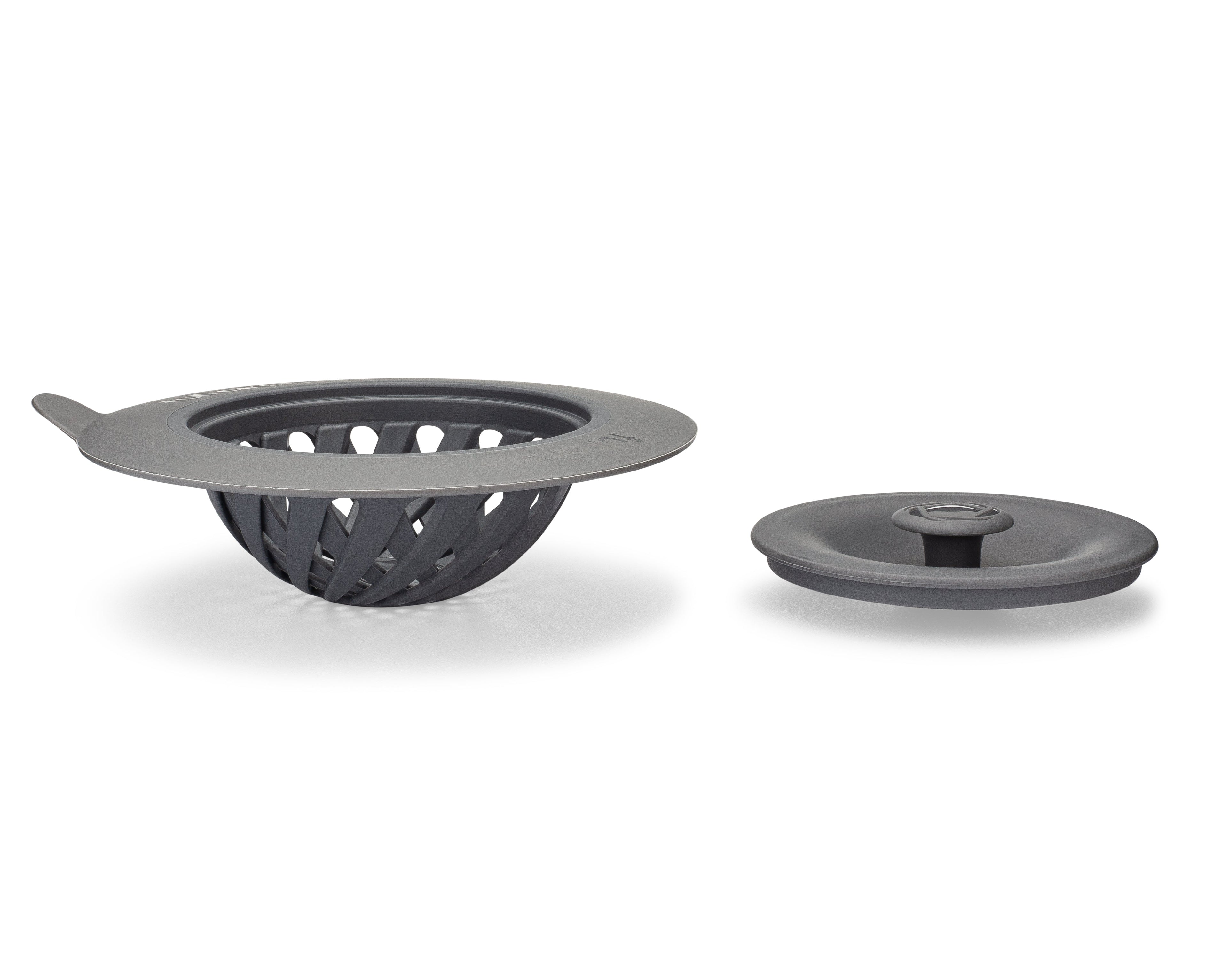 Catch & Close Sink Strainer - Gray