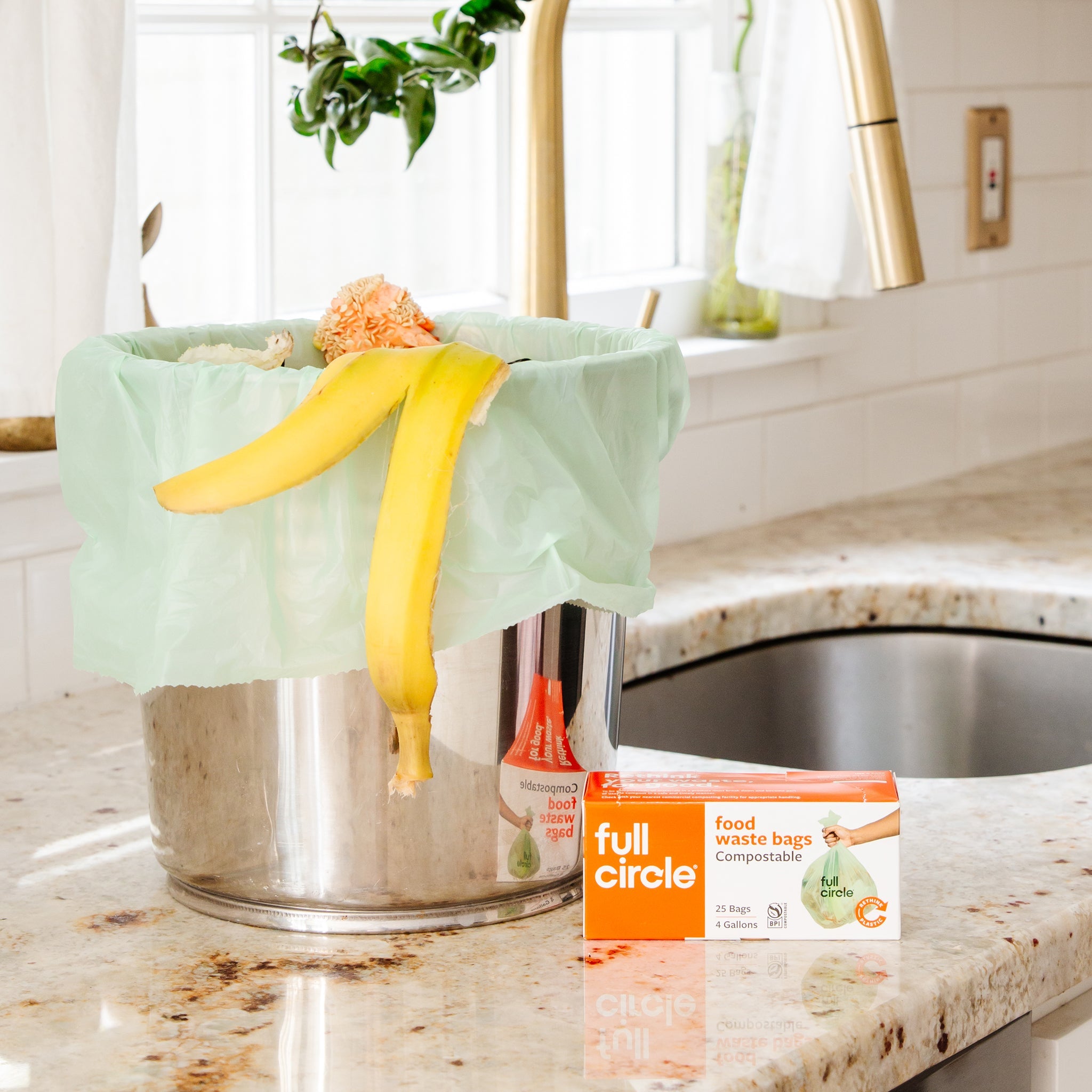 Compostable Food Scrap Bags - 4 gal